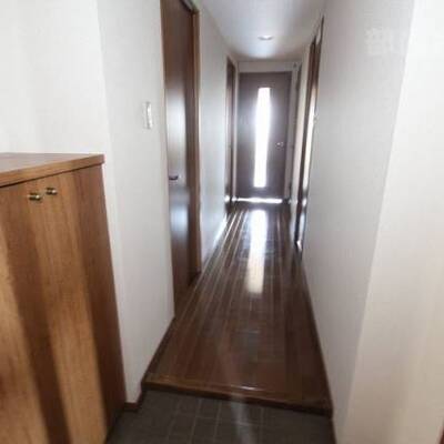 
						玄関からのワンショットです