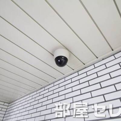 
						防犯カメラ。