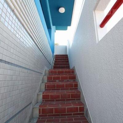 
						お洒落な階段。