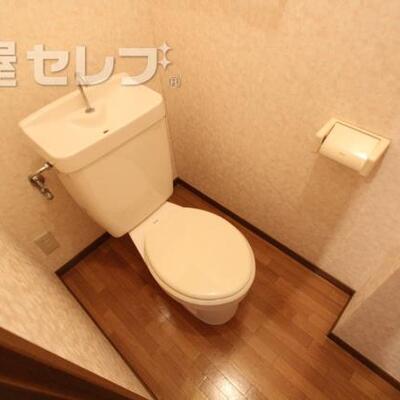 
						きれいなトイレ。