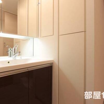 
						洗面台もきれいですね