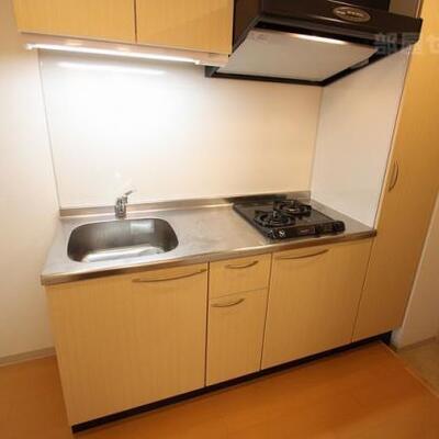 
						広々使えるキッチンです。