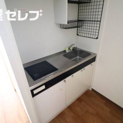 
						一口コンロ付キッチン