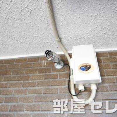 
						防犯カメラ。