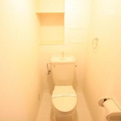 
						トイレにもちょっとした収納有