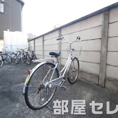 
						自転車置場。